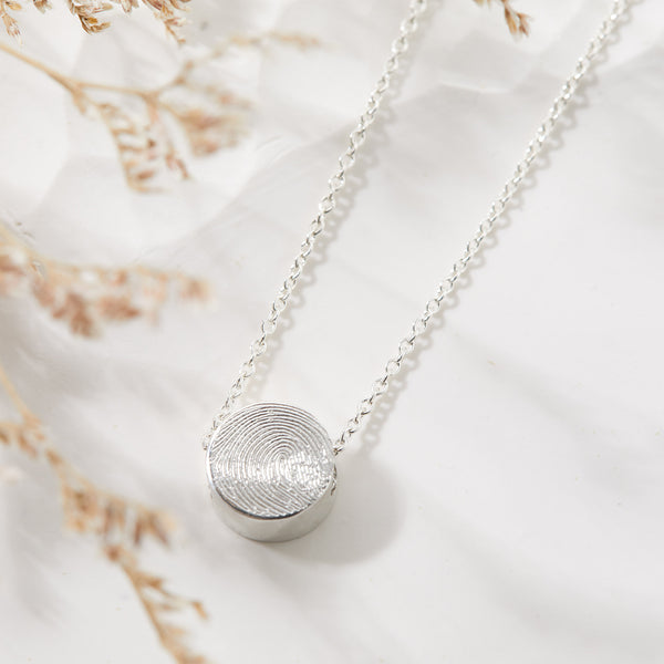 Fingerprint Charm Necklace