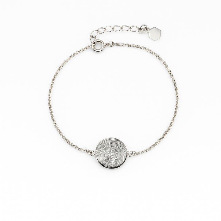 Fingerprint Disc Bracelet