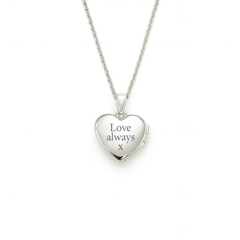 Handprint Heart Locket
