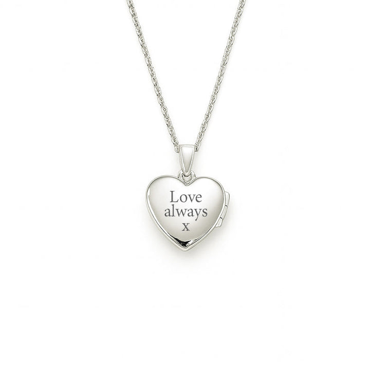 Handprint Heart Locket