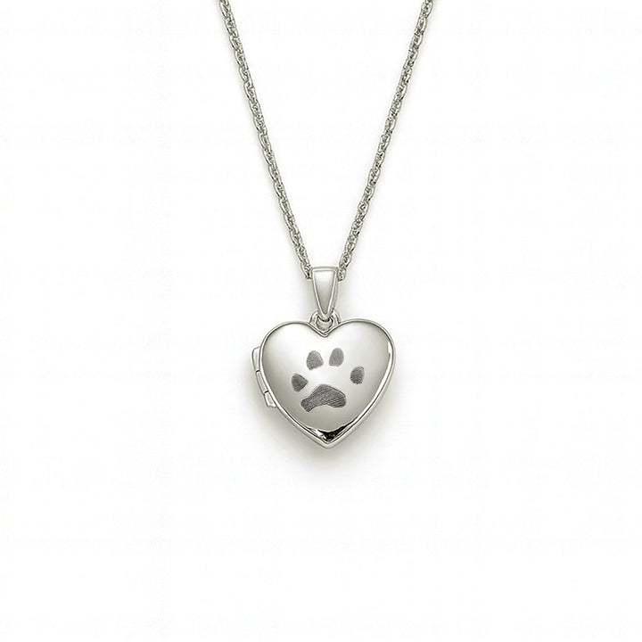 Handprint Heart Locket
