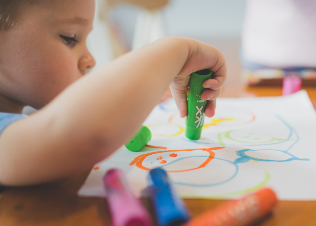 children drawing keepsake