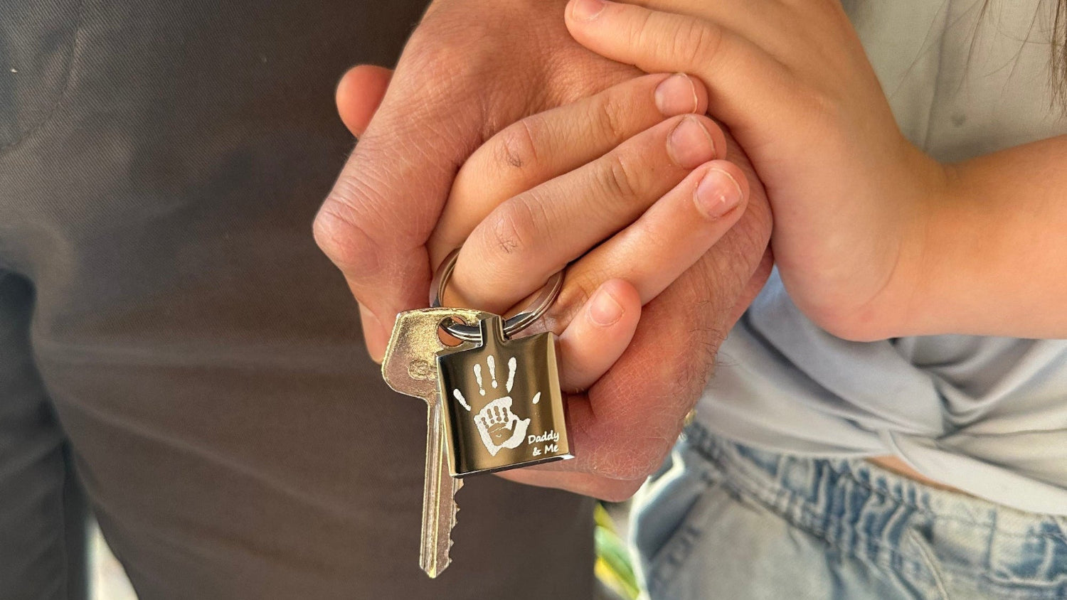 handprint keyring