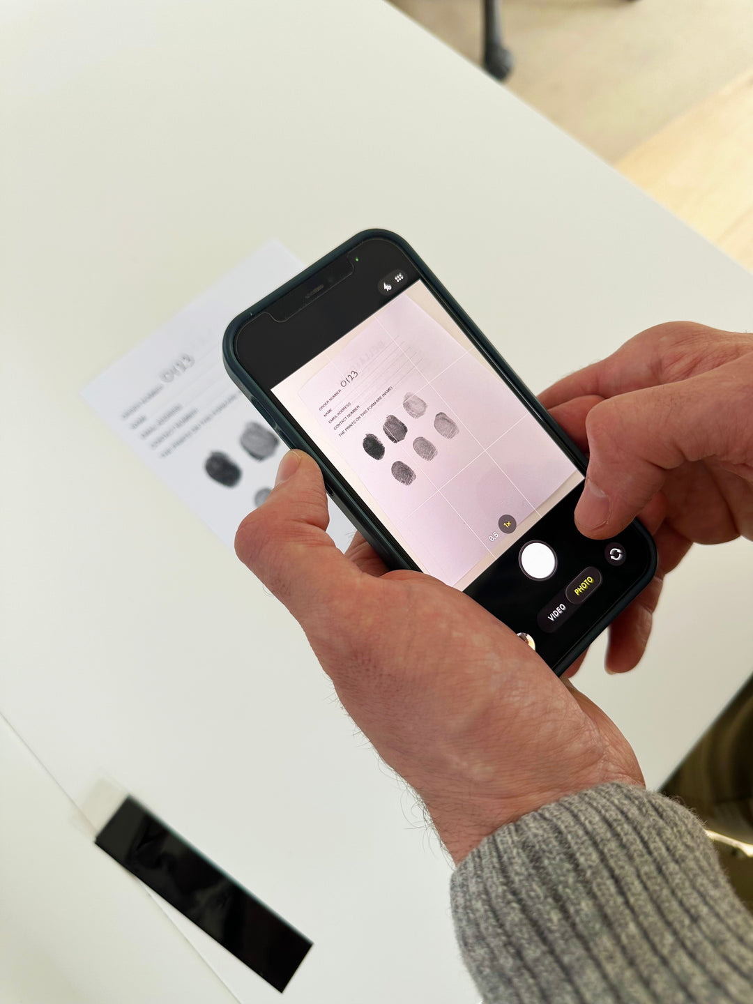 upload fingerprint jewellery