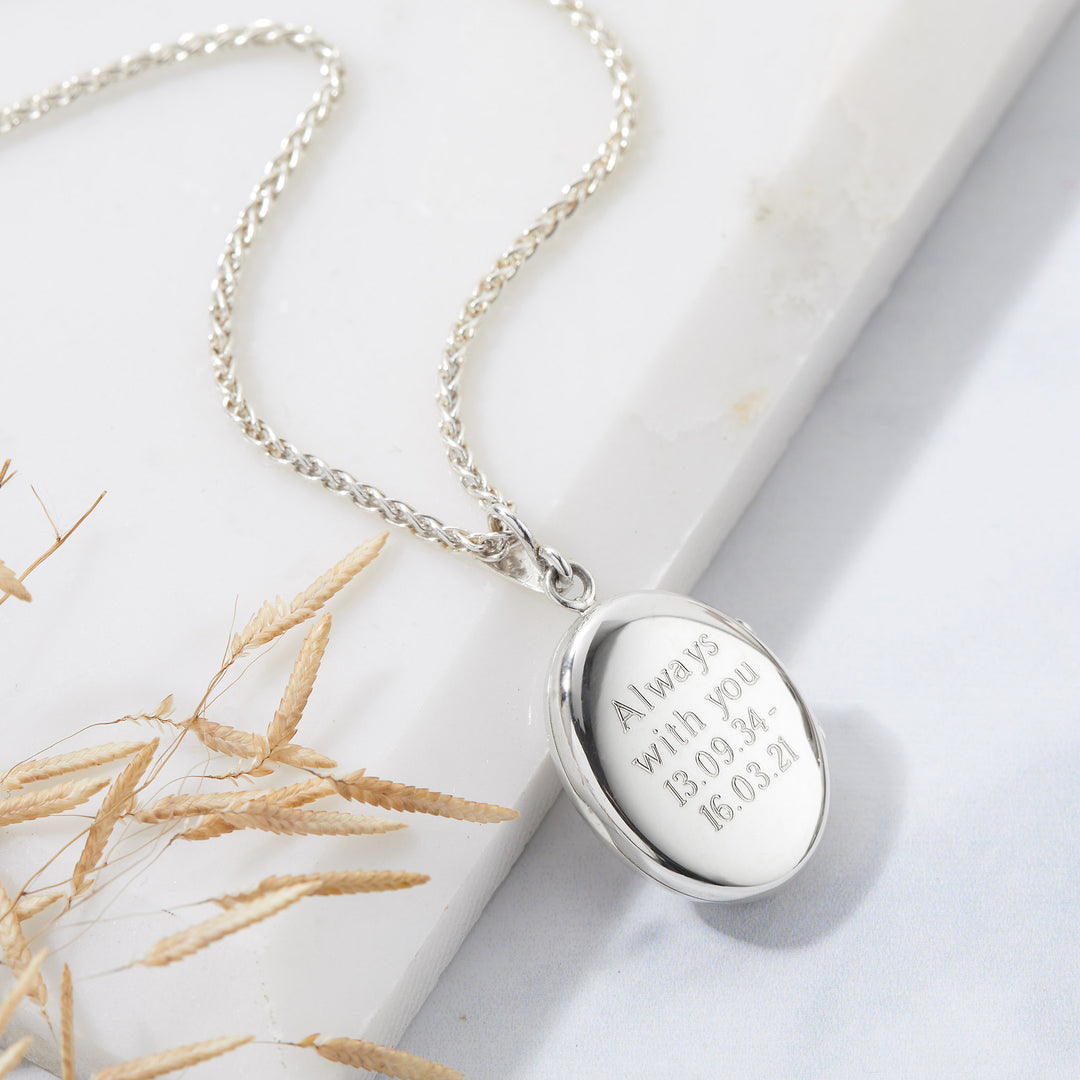 Personalised Fingerprint Locket Necklace
