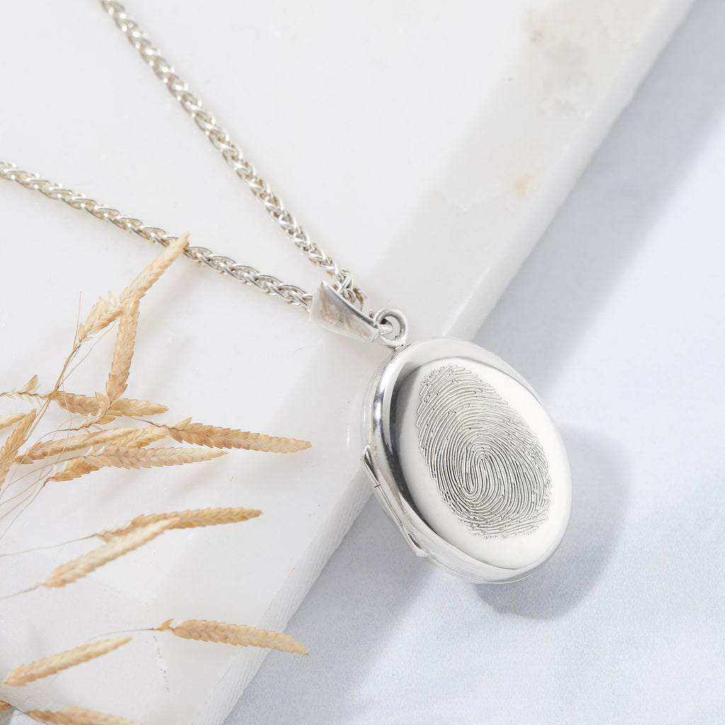 Personalised Fingerprint Locket Necklace