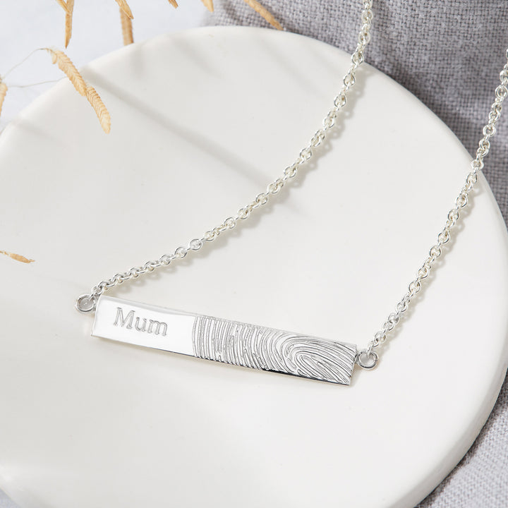 Fingerprint necklace