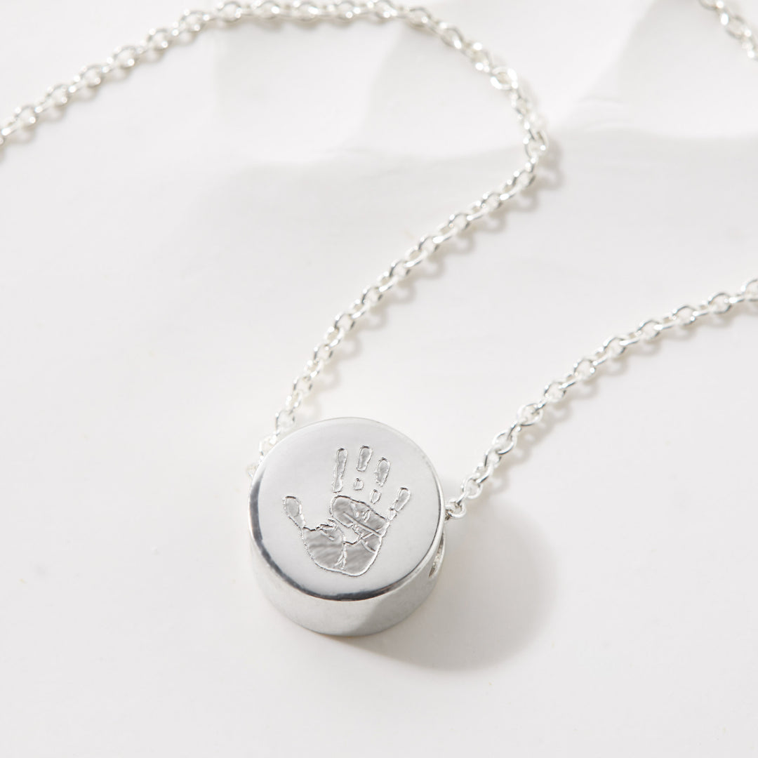 Handprint Charm Necklace – Bella Bow