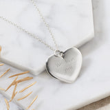 Handprint Heart Necklace