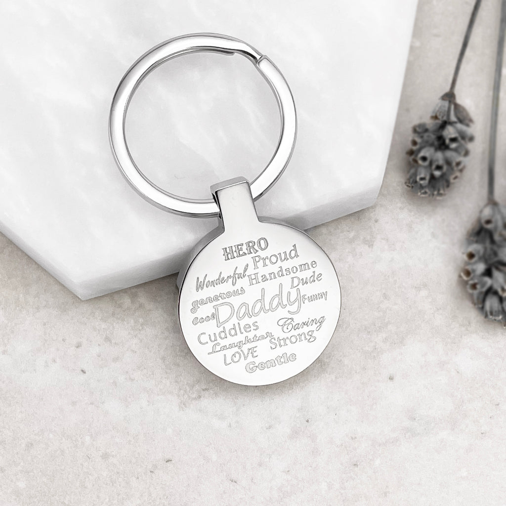 Personalised Daddy Keyring – Bella Bow