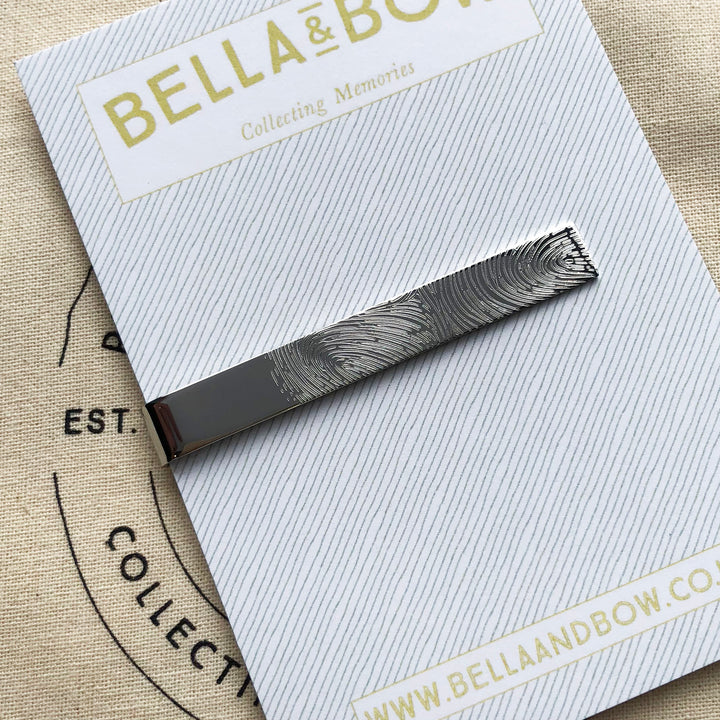 Fingerprint Tie Clip
