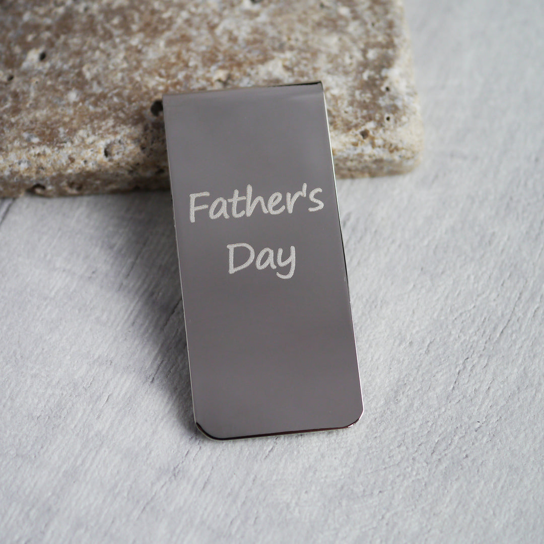 Handprint money clip keepsake