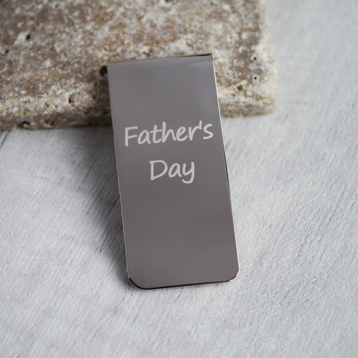 Handprint money clip keepsake