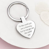 Personalised Heart Gran Keyring