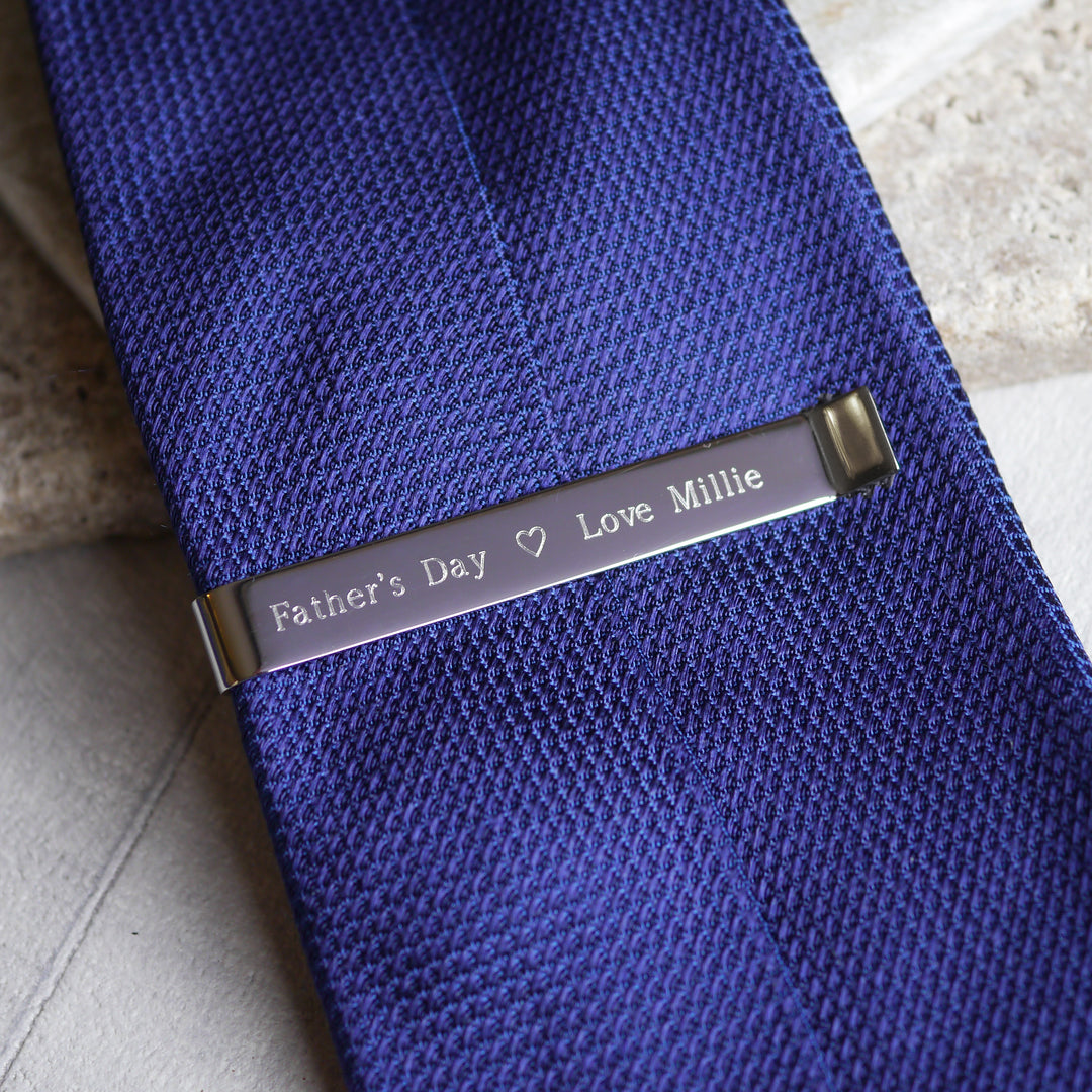 Fingerprint tie clip