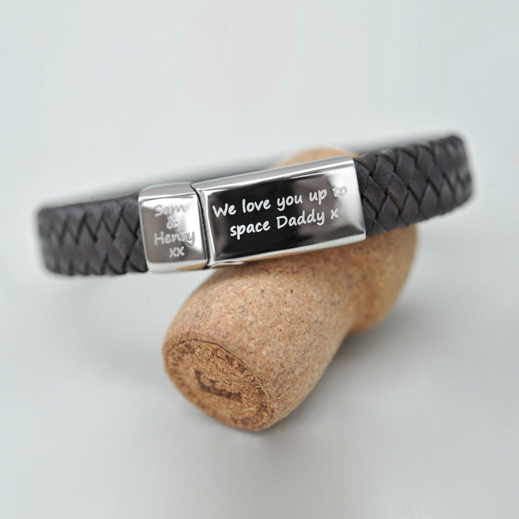 Lam Hub Fong Mens PU Leather Bracelet Personalised Men's India | Ubuy